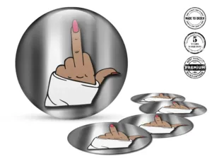 Rim decals High-End Style Custom Dome Stickers